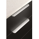 Poignée edge round alu asp inox df 2x80mm L 200mm 